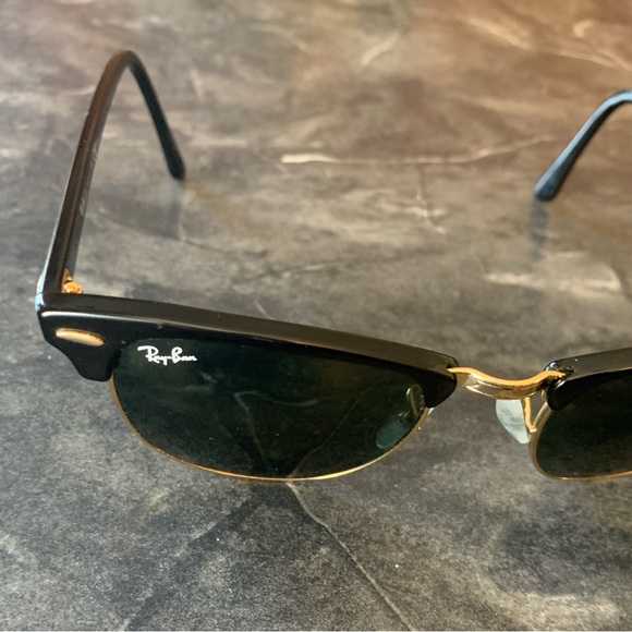 Ray-Ban 3016 Clubmaster Black Gold Tortoise Classics Sunglasses Black Gold - Picture 16 of 16